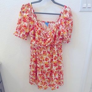 Draper James Tye mini dress in field blossom size 6